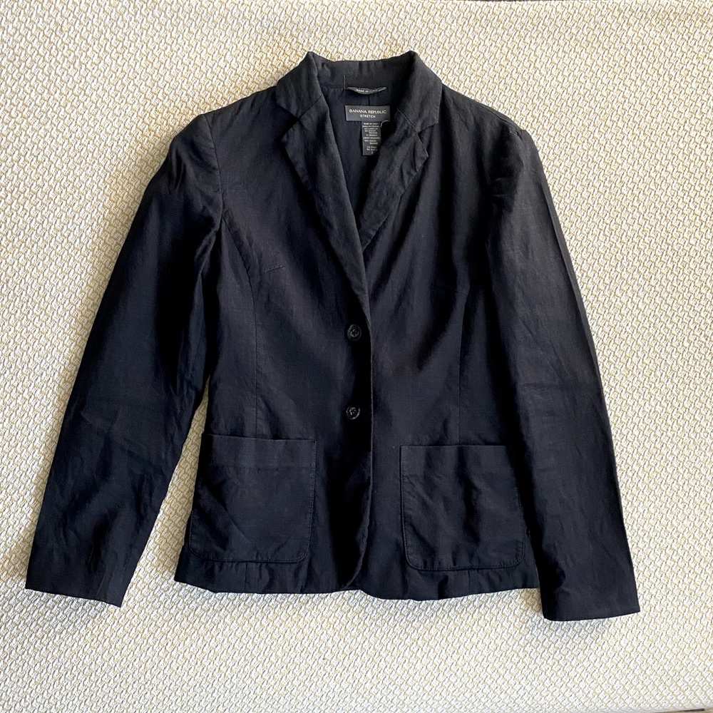 Banana Republic Blazer, black, size 2